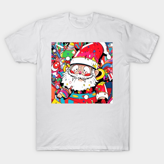 Christmas and Santa Claus 30 T-Shirt by saveasART